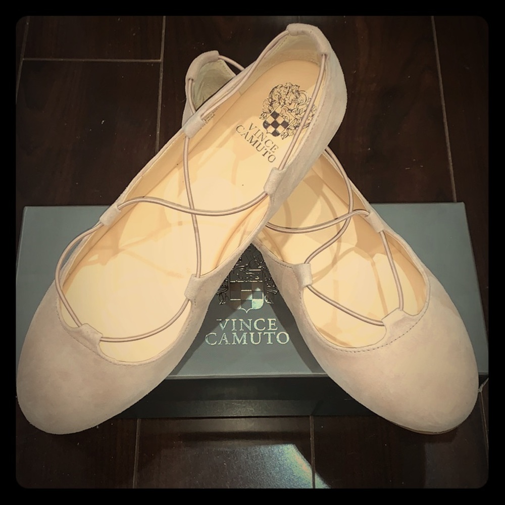 Suede flats